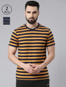 Force NXT Striped Men Round Neck Multicolor