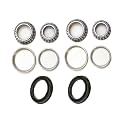 for Ford for F150 7.5L 4.9L/5.0L 76-6.6L 79 & 5.8L 77-96 & 3.8L 86-89 91-94 Front Wheel Set 4WD 4X4 Inner&Outer Bearings&2 Seals-Part