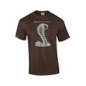 Ford Short Sleeve T-Shirt Mustang 50 Years Cobra-Brown-Large