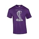 Ford Short Sleeve T-Shirt Mustang 50 Years Cobra-Purple-XXXL