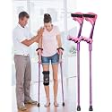 Forearm Crutches for Adults Have Elastic Crutches Padding