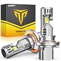 FORENNER 2026 Brightest H13 9008 light bulbs, 80,000LM 10X 6500K h13 9008 Bulb 1:1 Mini Size No Adapter Required 9008 H13 Lights, Easy Plug-N-Play Installation,Headlight Bulb Retainers, Pack Of 2