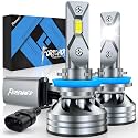 FORENNER 2026 Latest H11/H9/H8 Driving Light Bulbs, 90000LM Super Bright 6500K Modern White, 1:1 OEM Size H9 H8 Fog Lights, Plug &amp; Play, Long Service Lifespan, Pack of 2