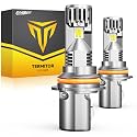 HB5/9007 LED Bulb, 80,000LM Ultra Brightness, Real 1:1 Size Canbus Ready Wireless Plug and Play, 6500K White Fog Headlight Assemblies Bulbs High Low Beam, Cooling Fan, 70000H Lifespan, Pack of 2