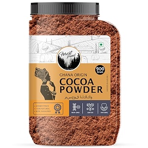 forest found 100 pure dark cocoa powder 900g  unsweetened natural cacao for baking cake chocolate making amp smoothies  rich aroma gluten free vegan amp keto friendly healthy cocoa powder