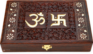 forestis gallinaria wooden om box for good luck vanity box jewellery box for gold cash money cash box