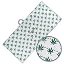 Foretra - Golf Waffle Towel Herbal Accuracy - Dual Hanging System Light Weight Premium Printed Microfiber