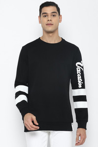 forever 21 full sleeve solid men sweatshirt