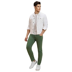 FOREVER 21 Men Solid Skinny Fit Jean