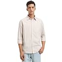 FOREVER 21 Men Striped Regular Fit Striped
