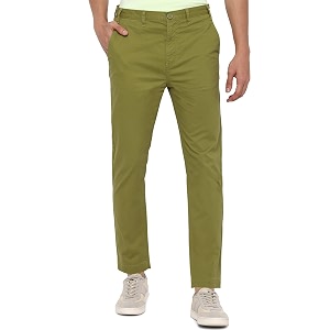 FOREVER 21 Mens Solid Regular Fit Pants