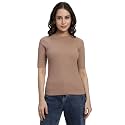 Forever 21 Womens Solid Regular Fit Basic