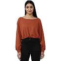 FOREVER 21 Womens Solid Regular Fit Sweatshirts