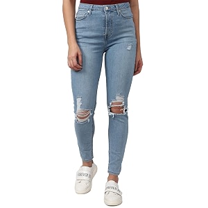 FOREVER 21 Womens Solid Straight Fit Straight
