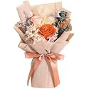 Forever Flowers for Delivery, Preserved Pink Rose Bouquet, Birthday Gift