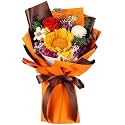 Forever Flowers for Delivery, Preserved Sunflower Bouquet, Birthday Gift