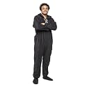 Forever Lazy Adult Onesie Pajamas, Footed Fleece One-Piece Unisex Lounge for Women and Men with Detachable Feet
