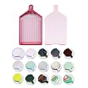 ForeverYoung Sweet Bi-Tonal Diamond Art Tray with Lid, Pink Berry Macaron