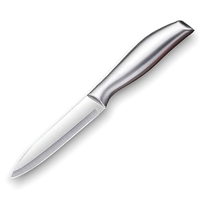 forged stainless steel paring knife super sharp blade rust-proof stain-resistant razor-sharp small kitchen knife for precision cutting of fruits and vegetables silver 1pcs