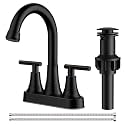FORIOUS Matte Black Bathroom Sink Faucet 4 Inch Centerset for RV, Wholesale