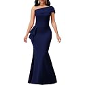 sexycherry Formal Dresses for Women Off The Shoulder Mermaid Evening Gowns