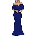sexycherry Formal Dresses for Women Off The Shoulder Mermaid Evening Gowns