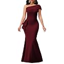 sexycherry Formal Dresses for Women Off The Shoulder Mermaid Evening Gowns