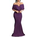 sexycherry Formal Dresses for Women Off The Shoulder Mermaid Evening Gowns