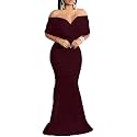 sexycherry Formal Dresses for Women Off The Shoulder Mermaid Evening Gowns