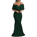 sexycherry Formal Dresses for Women Off The Shoulder Mermaid Evening Gowns