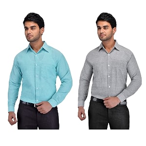 Formal Regular Fit Solid Shirt Full Sleeves