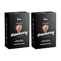ForMen JOYMAX Strawberry & Lubricated Condoms for Men With Disposable Pouches (Pack of 2)