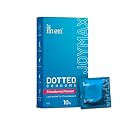 ForMen JOYMAX Strawberry Condoms | Designed for Extended Performance &amp; Climax Control | Smooth &amp; Comfortable Fit | 100% Electronically Tested for Durability - 10 Sheets (Pack of 1)