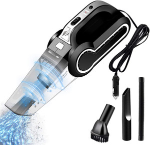 formonix 12v high power wetdry portable handheld car vacuum cleaner with 2 in 1 mopping and vacuum anti-bacterial cleaning black silver