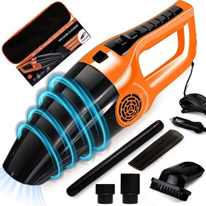 formonix 12v high power wetdry portable handheld car vacuum cleaner with 2 in 1 mopping and vacuum anti-bacterial cleaning