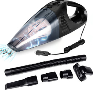 formonix 12v high power wetdry portable handheld car vacuum cleaner with 2 in 1 mopping and vacuum anti-bacterial cleaning black