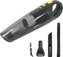 FORMONIX 12V High Power Wet&Dry Portable Handheld Car Vacuum Cleaner with 2 in 1 Mopping and Vacuum, Anti-Bacterial Cleaning (Black)