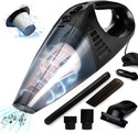 FORMONIX 12V High Power Wet&Dry Portable Handheld Car Vacuum Cleaner with 2 in 1 Mopping and Vacuum, Anti-Bacterial Cleaning (Black)