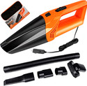 FORMONIX 12V High Power Wet&Dry Portable Handheld Car Vacuum Cleaner with 2 in 1 Mopping and Vacuum, Anti-Bacterial Cleaning