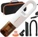 FORMONIX 12V High Power Wet&Dry Portable Handheld Car Vacuum Cleaner with 2 in 1 Mopping and Vacuum, Anti-Bacterial Cleaning