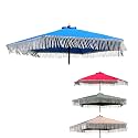 Formosa Covers 9ft 6-Rib Patio Umbrella Replacement Canopy, Capri Tassel