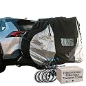 Formosa Covers Zippered Bike Rack Cover for Transport & Travel, Hitch Mount