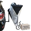Formosa Covers Zippered Bike Rack Cover for Transport &amp; Travel, Hitch Mount
