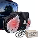 Formosa Covers Zippered Bike Rack Cover for Transport &amp; Travel, Hitch Mount