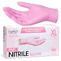 ForPro Disposable Nitrile Gloves, Chemical Resistant, Powder-Free, Latex-Free, Non-Sterile, Food Safe, 4 Mil