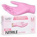 ForPro Disposable Nitrile Gloves, Chemical Resistant, Powder-Free, Latex-Free, Non-Sterile, Food Safe, 4 Mil