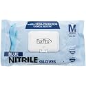 ForPro Disposable Nitrile Gloves, Chemical Resistant, Powder-Free, Latex-Free, Non-Sterile, Food Safe, 4 Mil