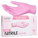 ForPro Disposable Nitrile Gloves, Chemical Resistant, Powder-Free, Latex-Free, Non-Sterile, Food Safe, 4 Mil