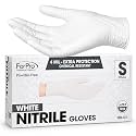 ForPro Disposable Nitrile Gloves, Chemical Resistant, Powder-Free, Latex-Free, Non-Sterile, Food Safe, 4 Mil