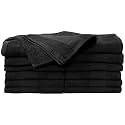 ForPro Premium Bleach Tough Salon Towels, Black, 27" L x 16" W (Pack of 96)